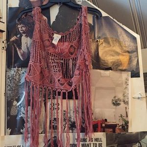 DAYTRIP SIZE MEDIUM WESTERN VEST GRUNGE LOOK